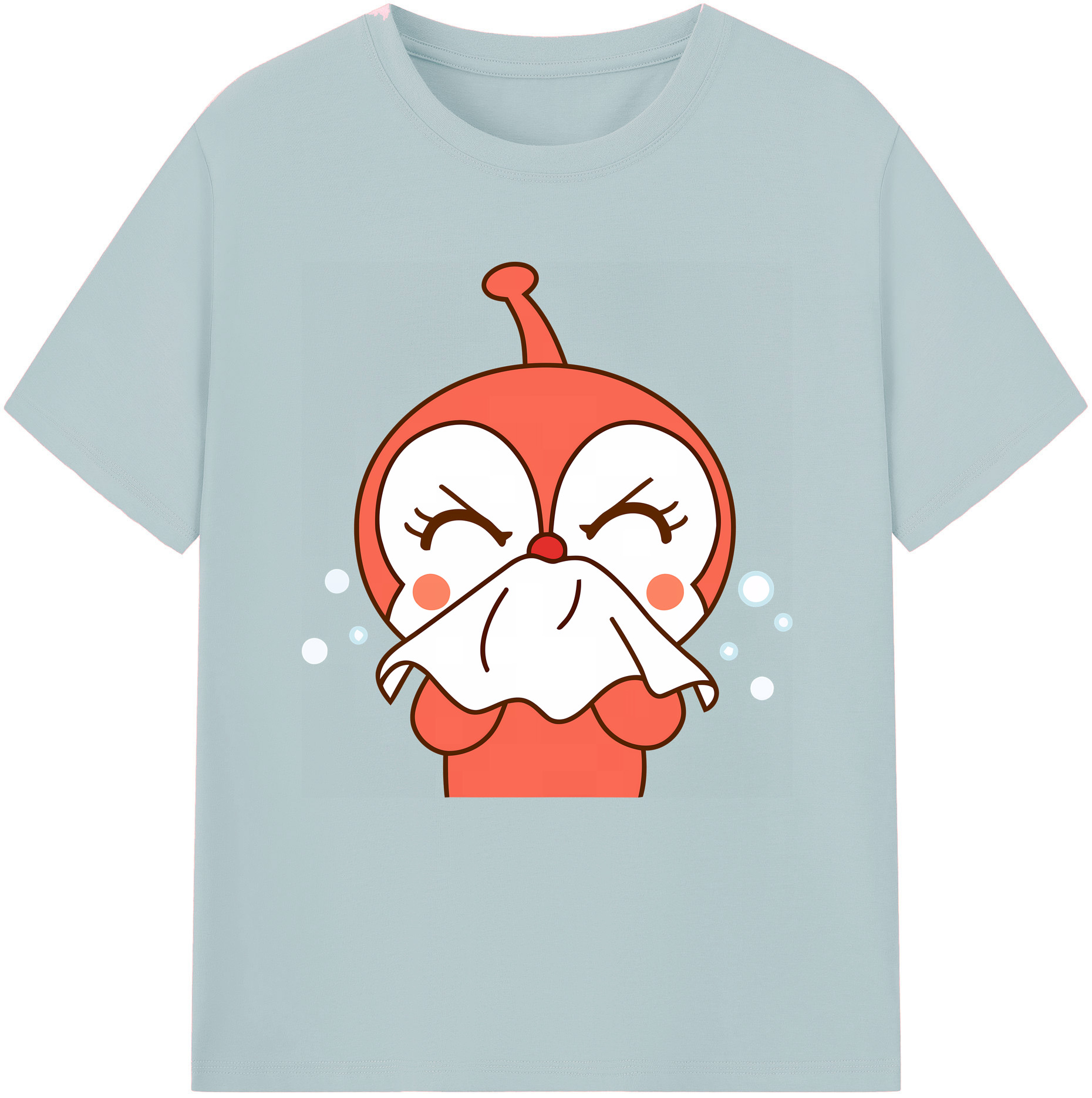 （画像用） アンパンマン Anpanman 綿100％半袖Tシャツ（フロントプリント）